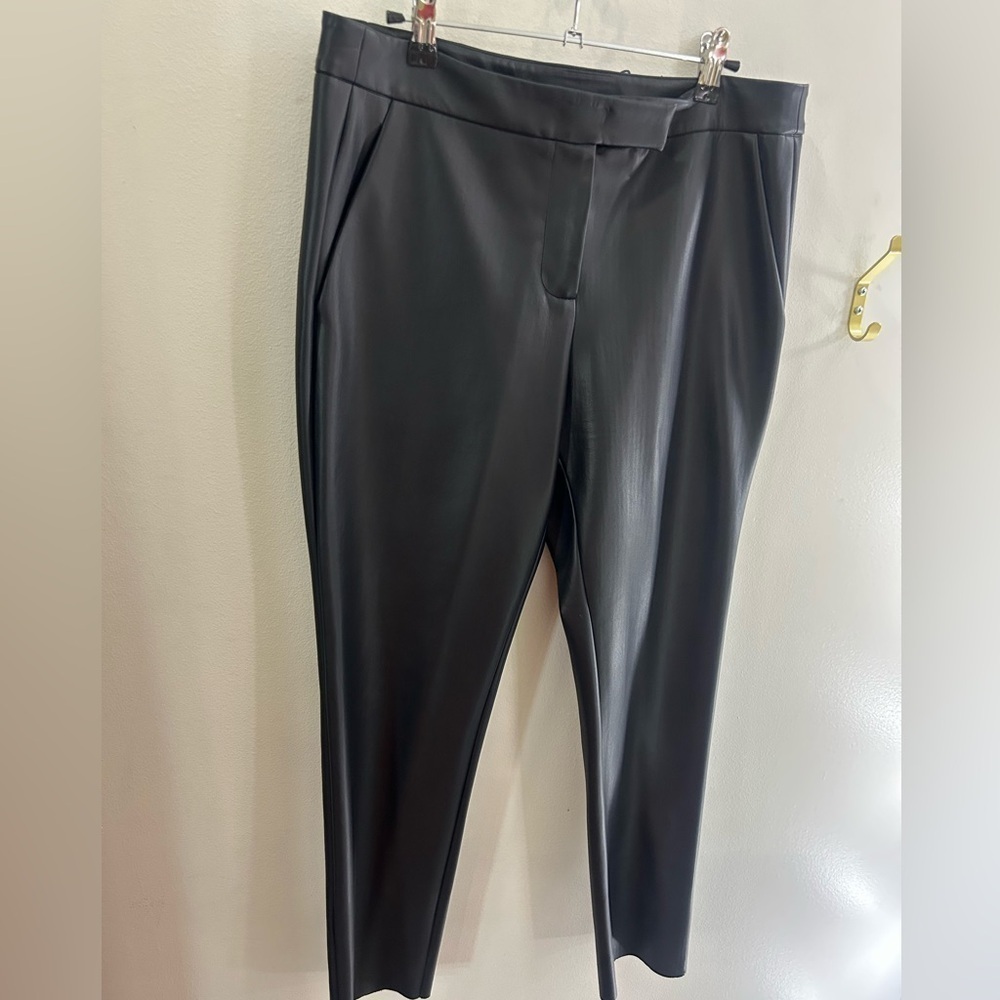 Harvey Faircloth leather pants black size 10